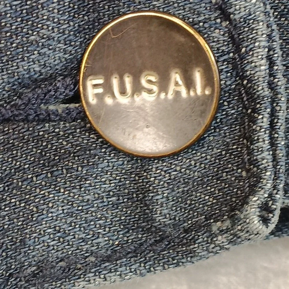 F.U.S.A.I. 1997 Mens 32x32 Straight Leg Dark Wash Denim‎ Jeans